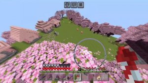 Я ПОСТРОИЛ ВИШНЁВУЮ ДЕРЕВНЮ в МАЙНКРАФТ ХАРДКОР !