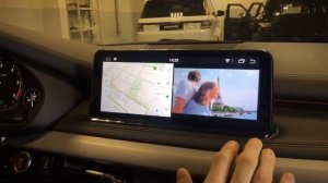 Android 9 на БМВ Х5 (F15) / Замена штатного монитора на Android 9 систему / Омыватель штатной камеры