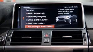 NBT EVO id6 menu and CarPlay function in E71