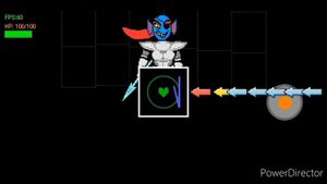 Battletale Бессмертная Андайн без урона (Undyne the Undying no hit)