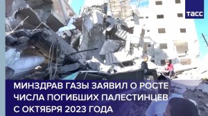 Минздрав Газы заявил о росте числа погибших палестинцев с октября 2023 года