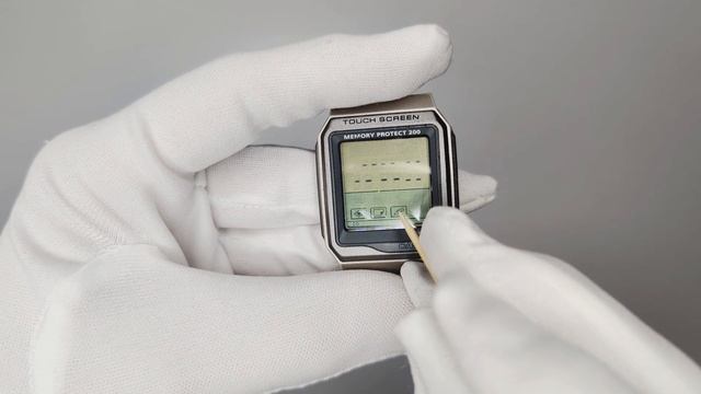 Обзор оригинальных винтажных наручных японских кварцевых часов Casio Hotbiz Touch Screen VDB 200