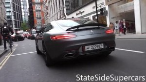 Mercedes AMG GTS НАБИРАЕТ ОБОРОТЫ в ЛОНДОНЕ!