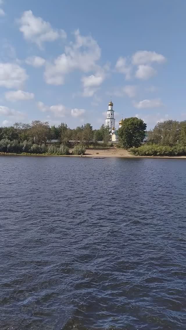#пермь #река кама #богоявленский мужской монастырь #август 2024 #shorts
