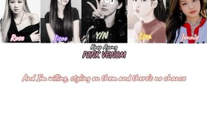 BLACKPINK "Pink Venom" Lyrics but you as a member karaoke (Color Coded lyrics) (5 members ver)