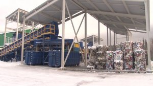 Мусоросортировочный комплекс в действии