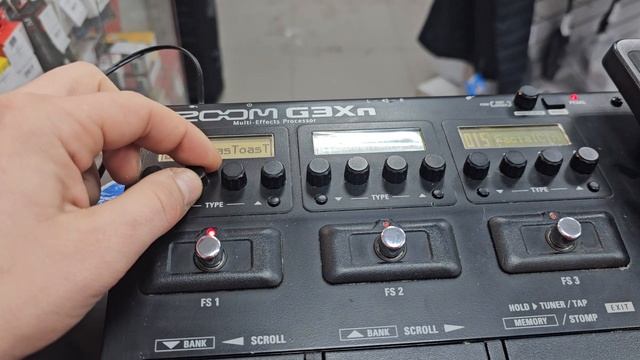 гитарный процессор zoom g3xn