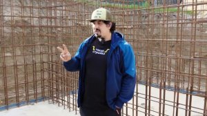 Армирование монолитных стен, как делать армирование. Частный дом из бетона, строительство на склоне