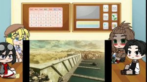 💞🌚Реакция эрена(взрослого),микасы,Армина,Леви на не помню что🌚💞 оооооооочень ленивая реакция