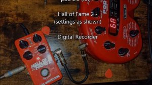 Hall of Fame 2 Reverb DELICIOUS Spring Reverb Demo TC ELECTRONIC