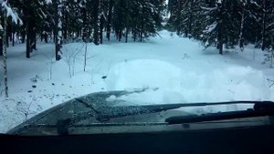 На Уазах в Лес по Снегу!