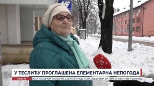 У ТЕСЛИЋУ ПРОГЛАШЕНА ЕЛЕМЕНТАРНА НЕПОГОДА