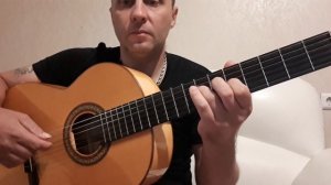 Простая Испанская Мелодия На Гитаре.Урок За Пять Минут #испанскаягитара #гитара  #SpanishGuitar