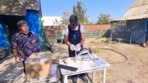 Купила усадьбу на юге. Спиливаем орех. Перевозим вещи. Вывозим мусор. И многое другое...