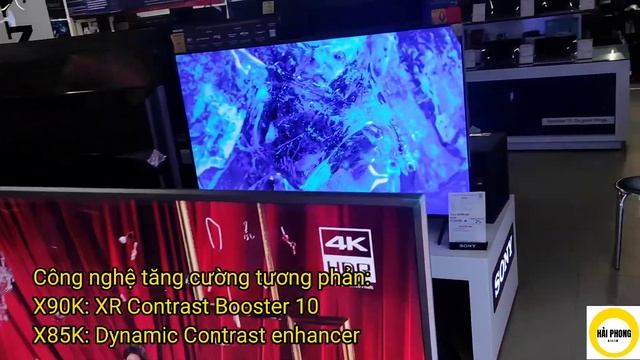 So sánh điểm khác nhau giữa tivi X90K và X85K của Sony - Tivi Sony 2022- 65X90K và 65X85K смотреть онлайн