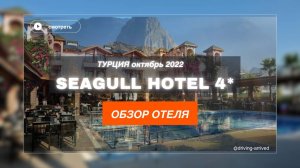 Seagull Hotel 4*. Обзор территории отеля. Октябрь 2022 год #Турция #Кемер #бельдиби