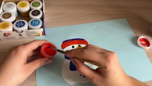 Новогодний снеговик