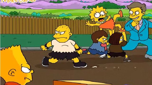 Simpsons gameplay cartoon Симпсоны игра мультик смотреть онлайн