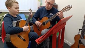 И.С.Бах Инвенция #8 в две гитары