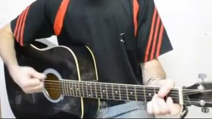 Перемен - Кино, на простых аккордах, оригинальным боем