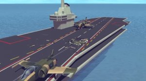 Emergency Landing At The Airport - Lost Control! Airplane Crashes! Besiege plane crash