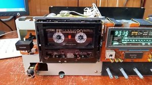 AKAI GX-95 ремонт, настройка, проверка.