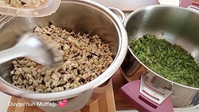 Patlıcanı Kış İçin Hep Böyle Yaparım🙋♀️Boreklik Kahvaltılık İstediğiniz Gibi Tüketin👌