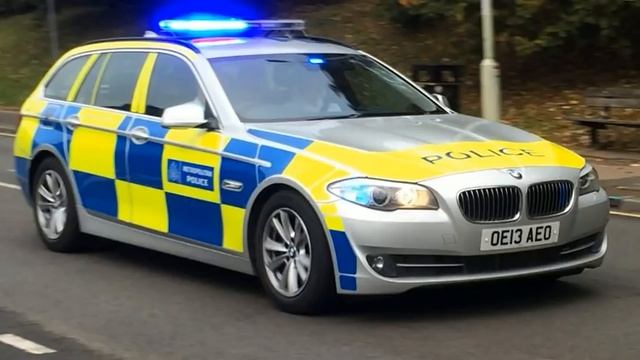 British police siren sound effect (wail and yelp)