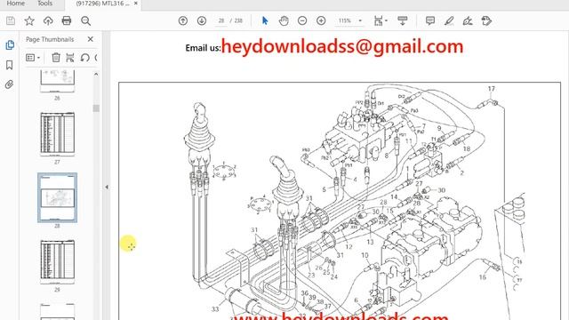 Mustang Manitou MLT325 Compact Track Loader Parts Manual 917302 смотреть онлайн