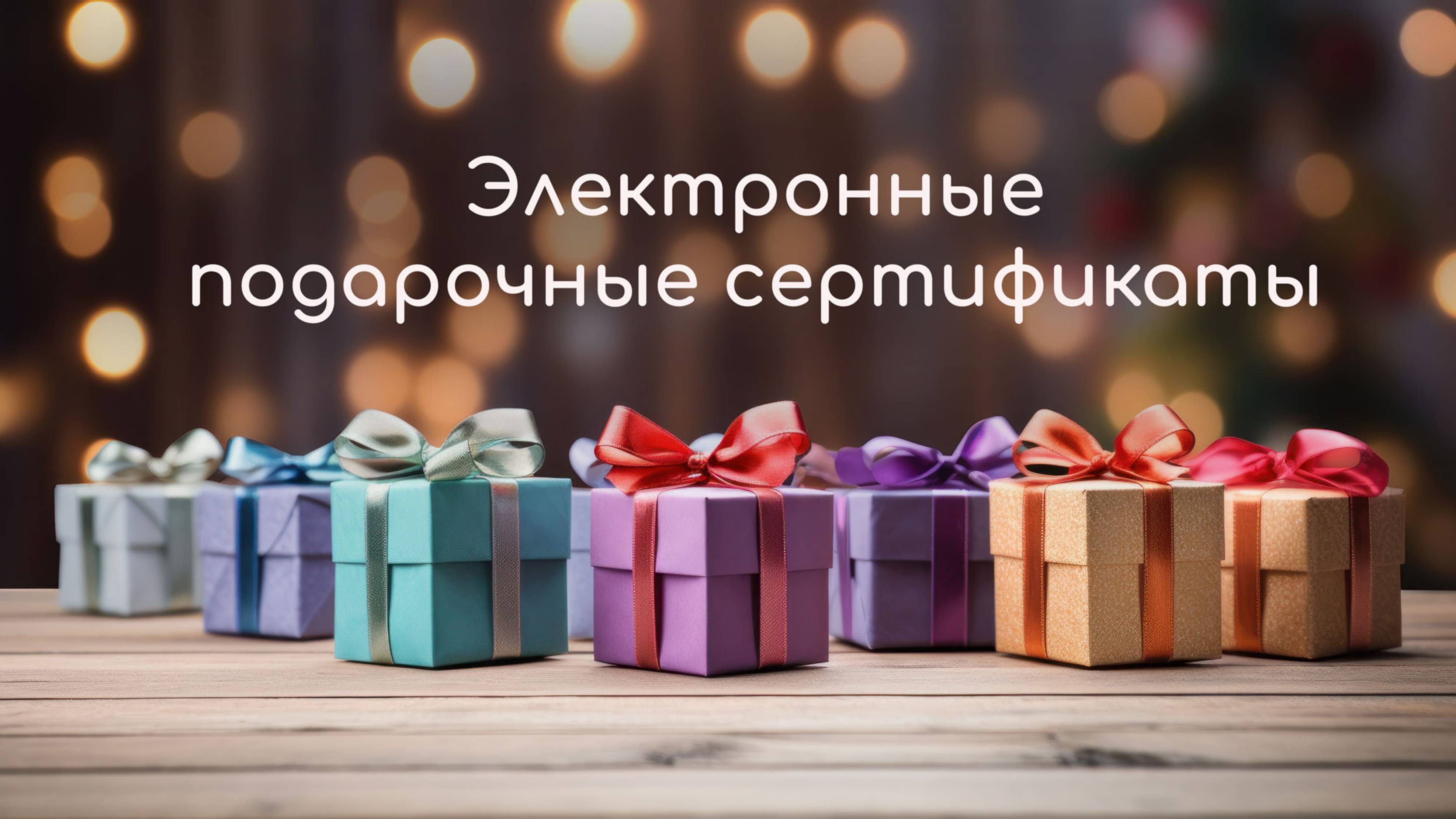 Электронные подарочные сертификаты Online Present от Sport Priority
