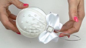 🎄✨В чем СЕКРЕТ создания потрясающих елочных шаров? Мастер-Класс Шарик на елку