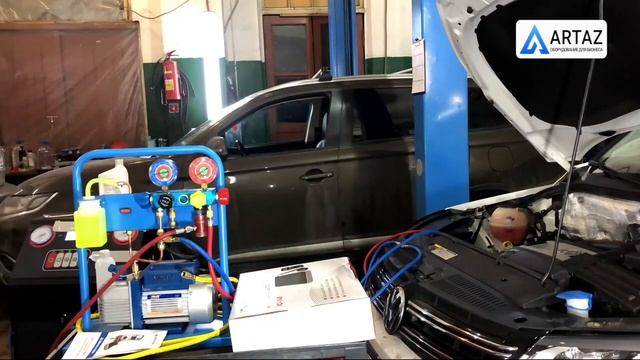 Инструкция по использованию ручных установок (комплектов) для заправки автокондиционеров ОДА Сервис смотреть онлайн