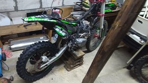 Замена заднего колеса и свечи на мотоленд xt300hs