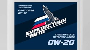 Прожарка 290° 30мин БУРЕВЕСТНИК АВТО API SP 0W20 PAO + AH + HC
