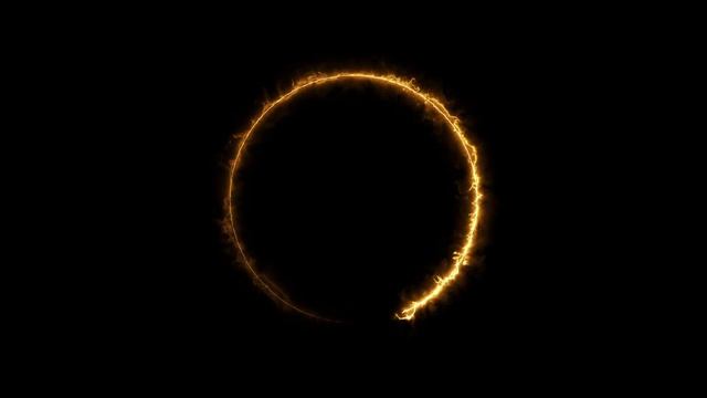 Rotating neon light circle of fire. Ultramarine Particle Energy Circle. Abstract technology, scienc смотреть онлайн