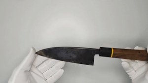 ВИНТАЖНЫЙ  кованый Японский  поварской шеф нож Деба  из ламинированной стали,  70х годов выпуска❗