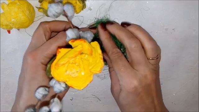 Пасхальная композиция своими руками. Т. Кугаевская