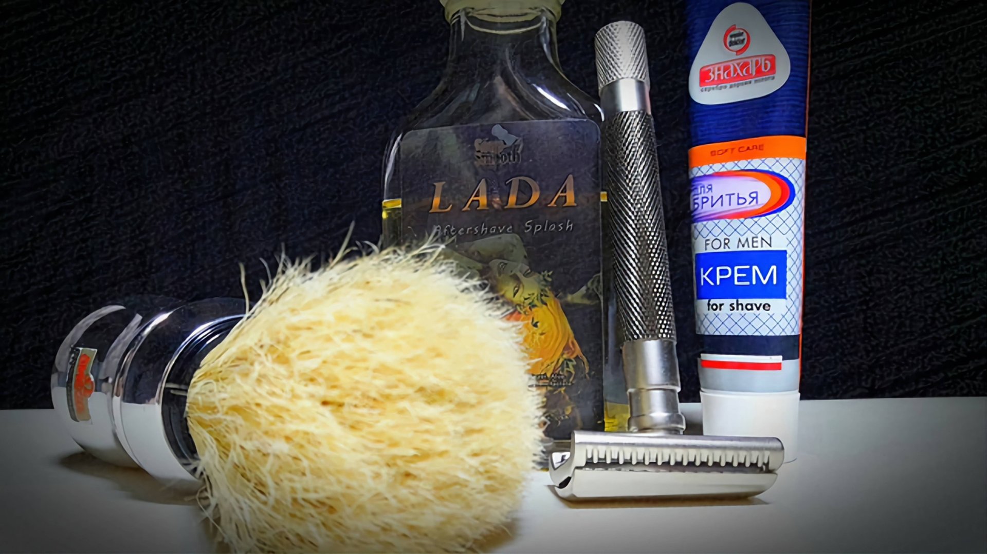 Бритьё. Крем Знахарь, Т станок Parker Semi Slant, лезвия Perma-Sharp, Omega, лосьон Soap Smooth LADA смотреть онлайн