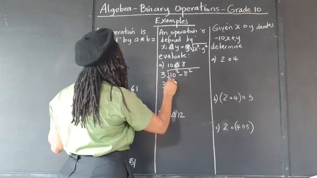 CSEC Maths CXC: Algebra. Binary Operations. Grade 10. How to Solve Binary Operations in CSEC Paper