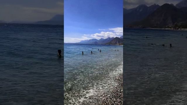 Анталья пляж 1 октября #турция #анталья #море