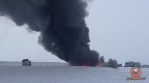 ДТП с участием фур в Красноярском крае перекрыло трассу Р-255 "Сибирь"