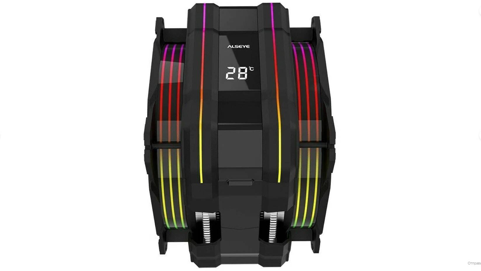 Кулер для процессора Alseye M120D Plus2.правильное отображения температуры процессора
