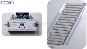 Stair Controller PIR Sensor 32CH Single Color 2CH RGB Pixel SPI LED Strip Dimmer Indoor Stairway