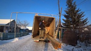 Продали дом,начало переезда.Будем жить на стройке.