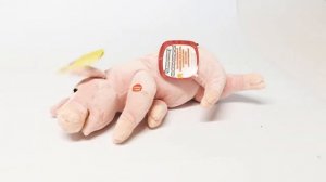 Поющая игрушка Спящий Кабанчик