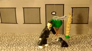 Несчастная кошка порезала лапу