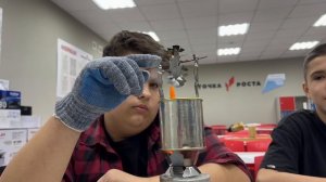 Модель паровой турбины.