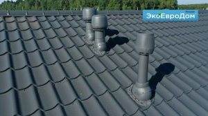 Дом из СИП панелей ЭкоЕвроДом по проекту Затесово