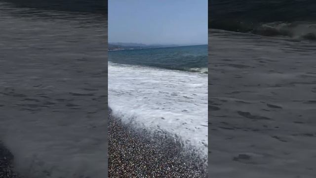 Шторм на черном море. Алушта  #яипапа