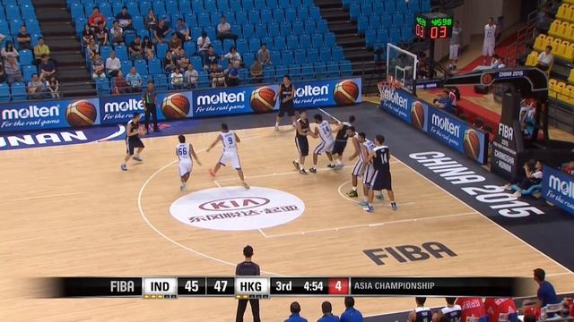 India v Hong Kong - Group E - Game Highlights - 2015 FIBA Asia Championship